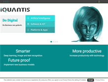 Tablet Screenshot of iquantis.com